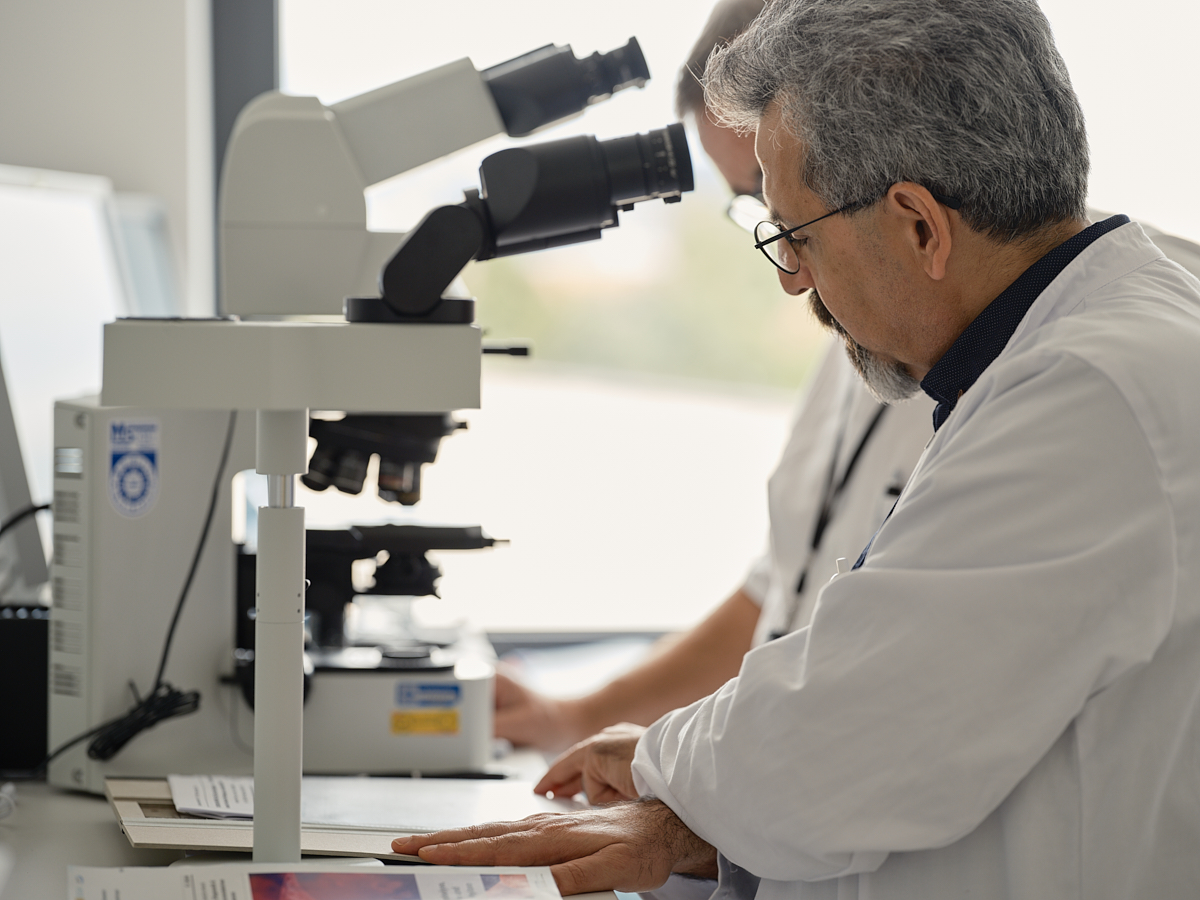 Pathologen am Institut für klinische Pathologie und Molekularpathologie Linz